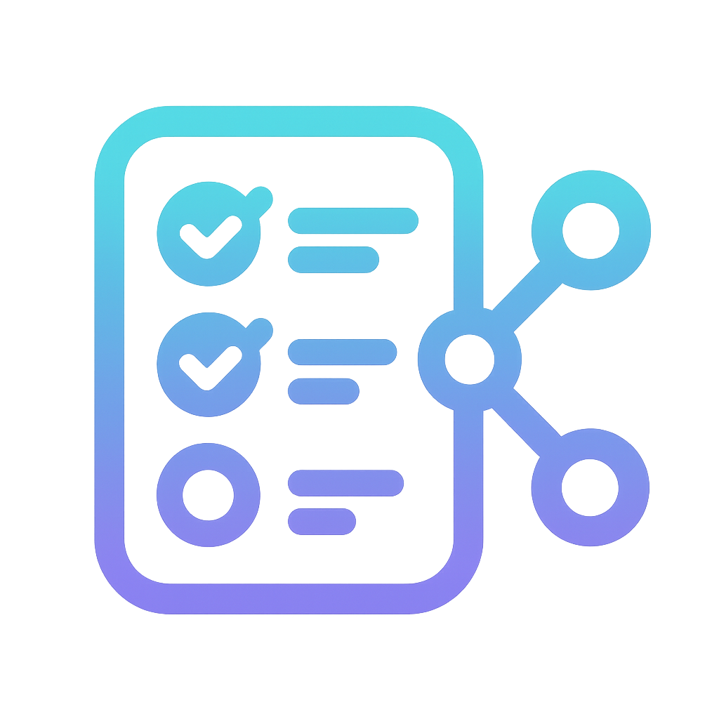 Opstellen van onze productoverzichten icon